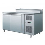 GASTRORAG /SH 2000 SER.700 Холодильник-рабочий стол для пиццы, +2…+10оС, 300 л, 2 дверцы, 2 полки-решетки GN 1/1 с направляющими, охлаждаемое гнездо с крышкой, нерж.сталь