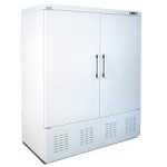 ШХ-0,80М Шкаф холодильный (0, +7)С, V=850л/830л., 2 метал. двери,10 полок, принуд. охлаждение,площадь выкладки-3,00 м2,подсветка, 220В,6,0 кВт ч/сутки, 120 кг, темп.окр. среды (+12... +43)C, R22